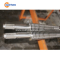 45/100 pvc profile Conical Twin screw and barrel